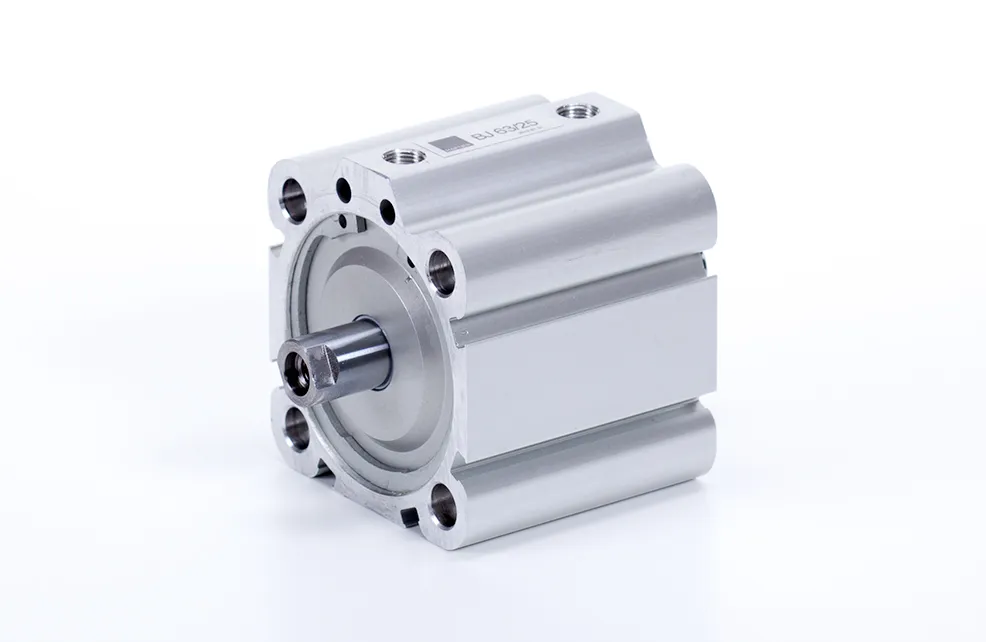 Double acting cylinder | through piston rod | magnetic piston | female thread | B-series HAFNER BJ