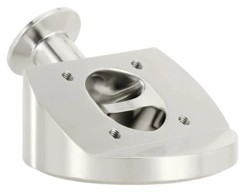 Tank bottom diaphragm valve with manually operated actuator Burkert type 3235