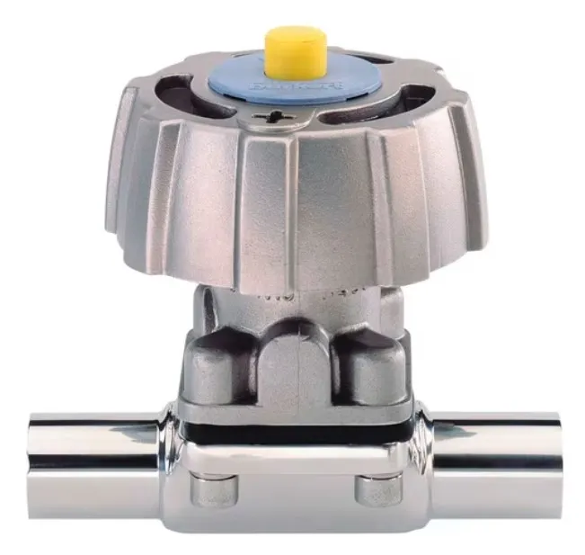 2/2-way diaphragm valve with manually operated actuator Burkert type 3233