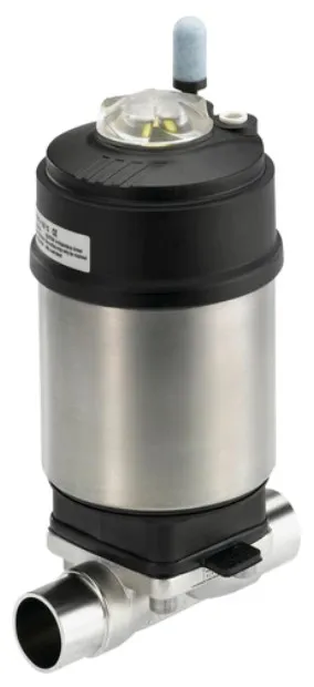 2/2-way diaphragm valve with pneumatic stainless steel actuator (Type ELEMENT) for decentralised automation Burkert type 2103