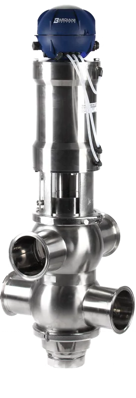 Double seat valve-certified PMO Bardiani B915PMO
