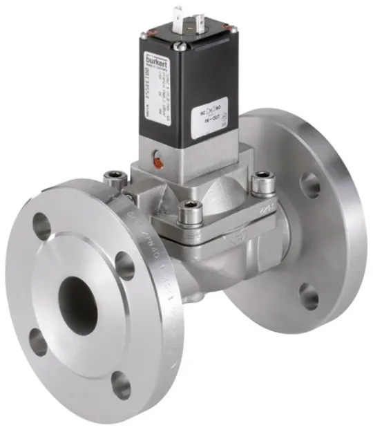 Water solenoid valve Burkert type 5282 - Servo-assisted 2/2-way diaphragm valve