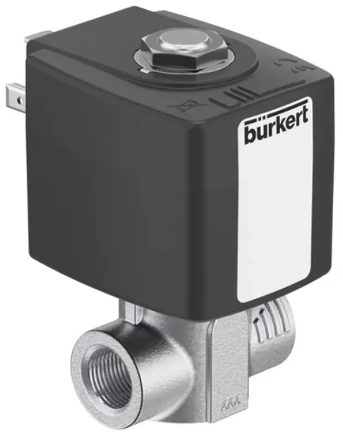 Hazardous location solenoids type 6440 - Servo-assisted 2/2-way piston valve