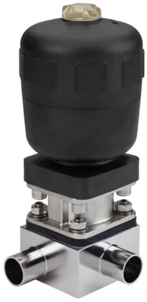 T-diaphragm valve with pneumatic plastic actuator (Type CLASSIC) Burkert type 2032
