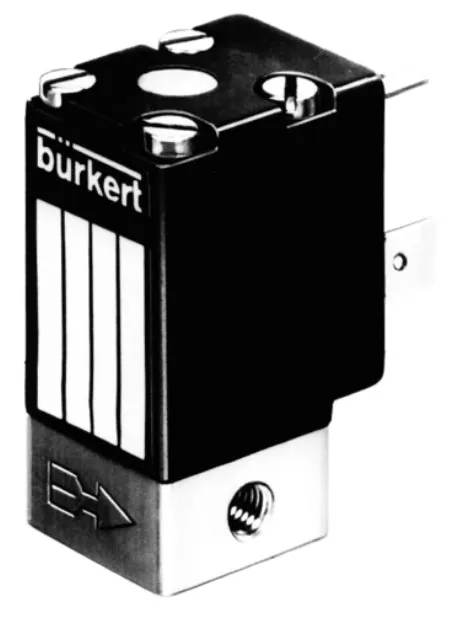 Solenoid valve Burkert type 0200 - Direct-acting 2/2-way plunger valve