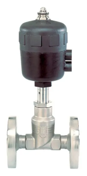 Pneumatically operated 2-way globe control valve Burkert Type 2712