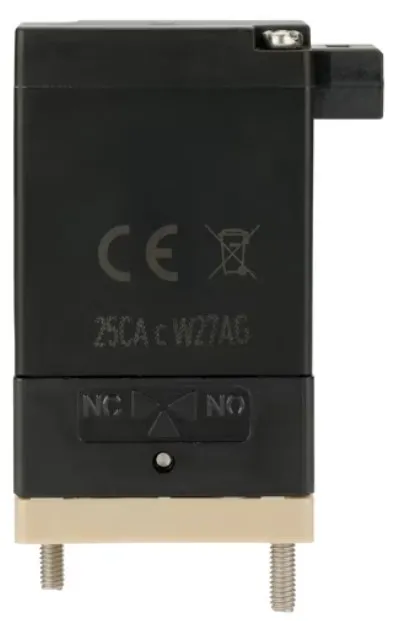 Solenoid valve Burkert type 0127 - Direct-acting 2/2 or 3/2 way Rocker-Solenoid Valve with separating diaphragm