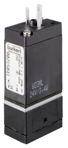 Solenoid valve Burkert type 6126 - 2/2 or 3/2 way Rocker-Solenoid Valve with separating diaphragm
