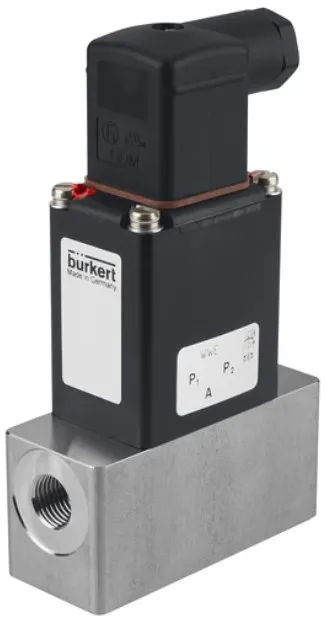 Solenoid valve Burkert type 0121 - Direct-acting 2/2 or 3/2-way pivoted armature valve