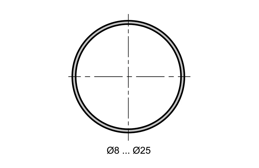 Double acting cylinder | adjustable cushioning | magnetic piston | R-series HAFNER RDM