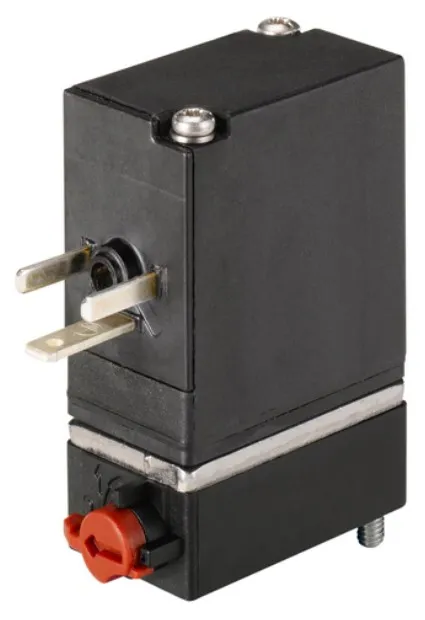 Solenoid valve Burkert type 6106 - 2/2 or 3/2 way Pneumatic-Rocker-Solenoid Valve