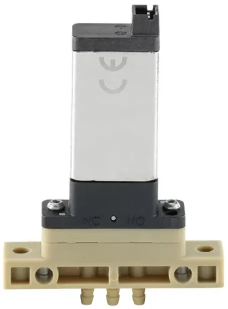 Media separated solenoid valve Burkert type 6724 - 2/2 or 3/2-way Whisper Valve with media separation