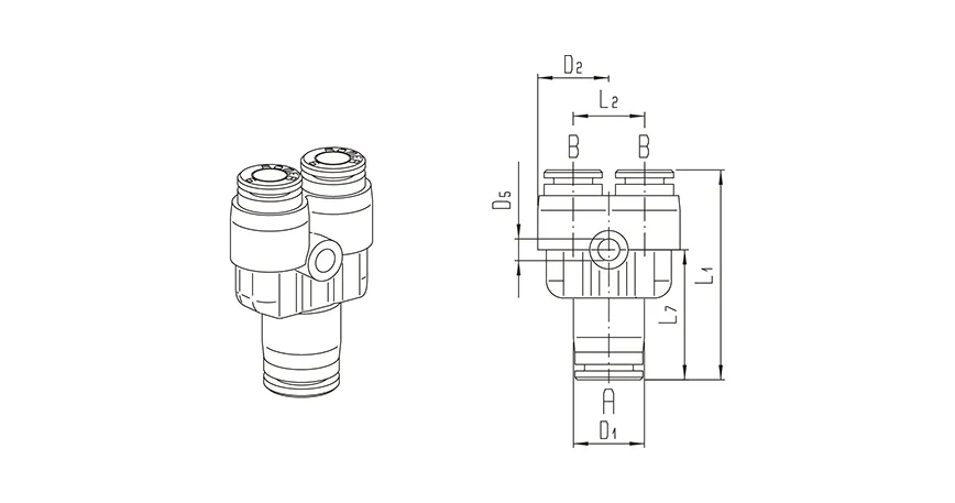 Push-in connector | Y | Series 900 HAFNER 982P