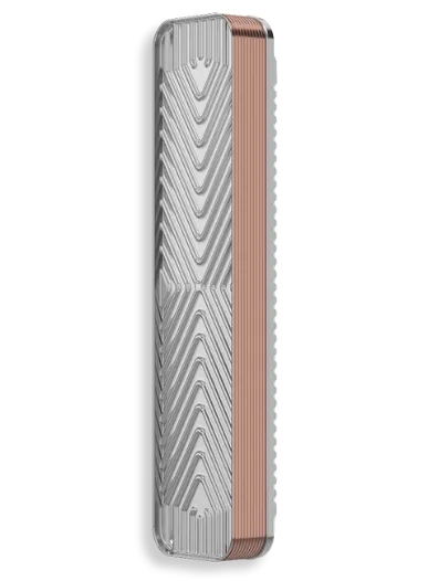 Asymmetric brazed plate exchangers