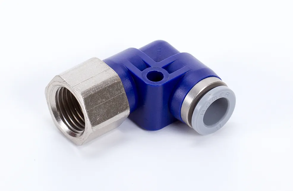 Push-in fitting | turnable elbow | female thread | Series 900 HAFNER 979P