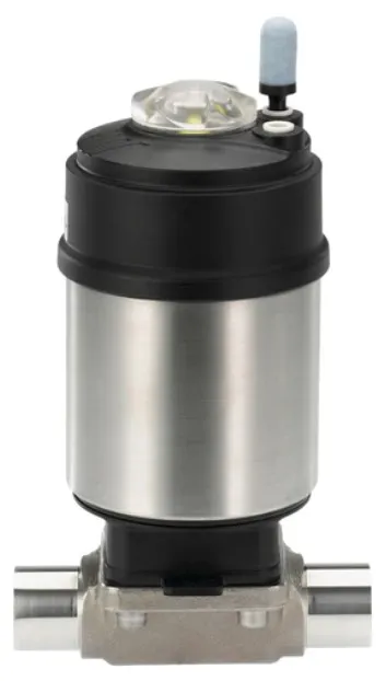 2/2-way diaphragm valve with pneumatic stainless steel actuator (Type ELEMENT) for decentralised automation Burkert type 2103