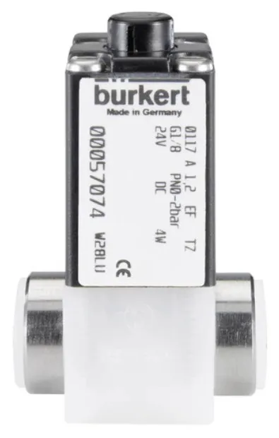 Solenoid valve Burkert type 0117 - 2/2 way Plunger-Solenoid Valve with separating diaphragm