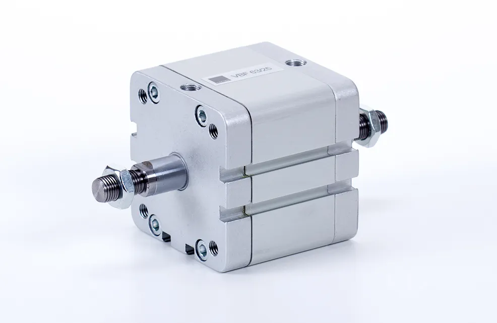 Double acting cylinder | through piston rod | magnetic piston | male thread | Z-series HAFNER ZBF