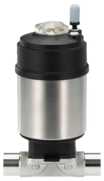 2/2-way diaphragm valve with pneumatic stainless steel actuator (Type ELEMENT) for decentralised automation Burkert type 2103