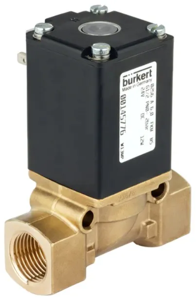 Solenoid valve Burkert type 0256 - Direct-acting 2/2-way solenoid valve