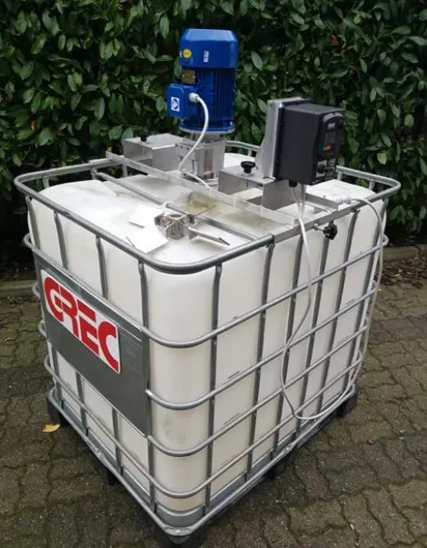 Portable mixers for chemical industry Grec