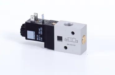 Solenoid valve with manual override MH 210 701