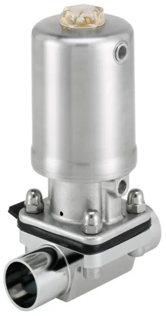 2/2-way diaphragm valve with pneumatic actuator in stainless steel (Type INOX) Burkert type 2063