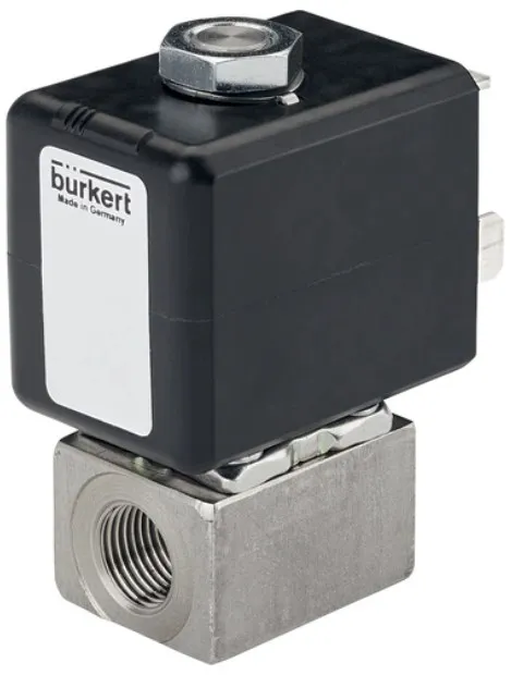 Solenoid valve Burkert type 7011 - Direct-acting 2/2-way plunger valve