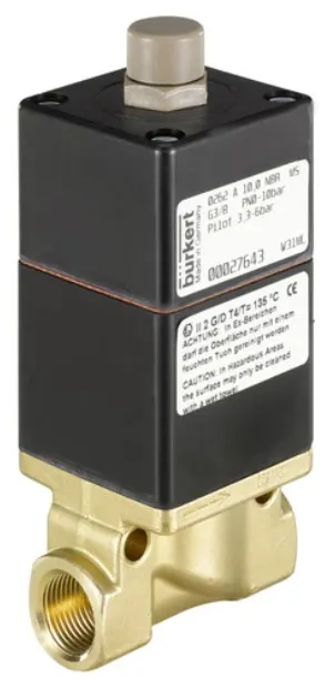 Pneumatically operated 2/2 way Valve Burkert type 0262