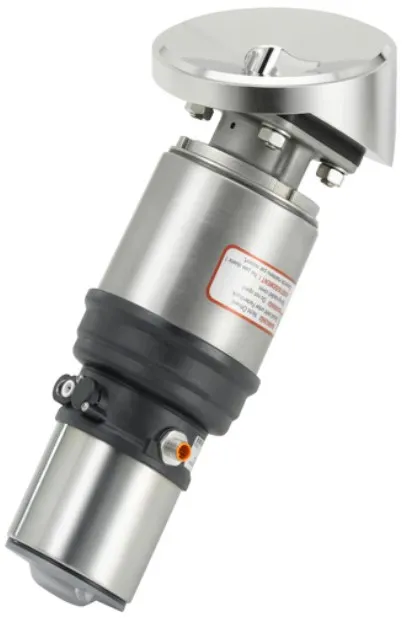 Tank bottom diaphragm valve with pneumatic actuator in stainless steel (Type ELEMENT) for decentralised automation Burkert type 2105