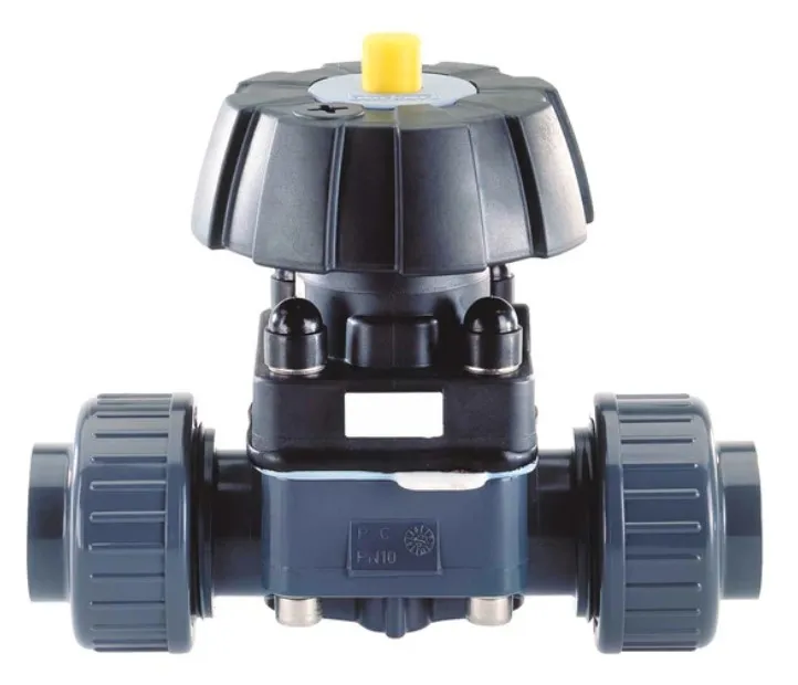 2/2-way diaphragm valve with manually operated actuator Burkert type 3232
