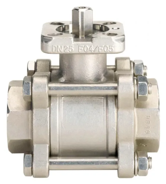 2/2-way ball valve 3-piece Burkert type 2654
