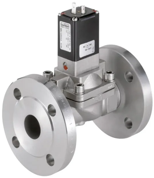 Water solenoid valve Burkert type 5282 - Servo-assisted 2/2-way diaphragm valve