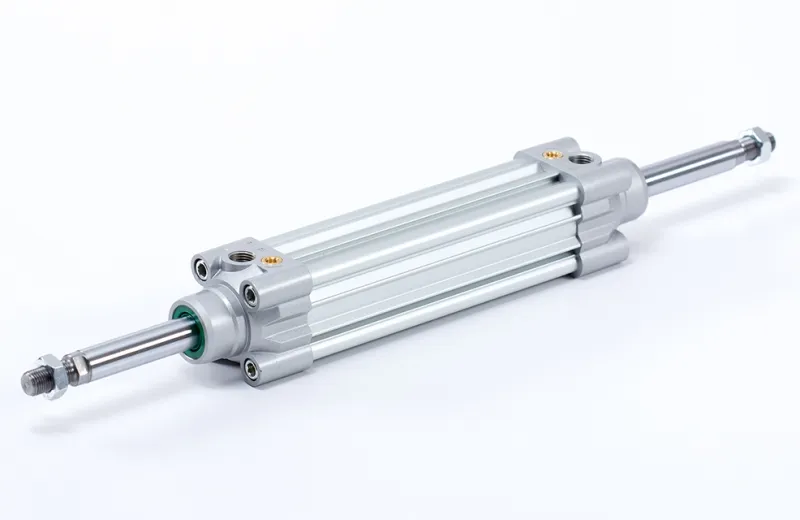 Double acting cylinder | adjustable cushioning | through piston rod | magnetic piston | H-series HAFNER HBF