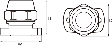 Steam Traps with Two-Bolt Connection Miyawaki DC1-21U