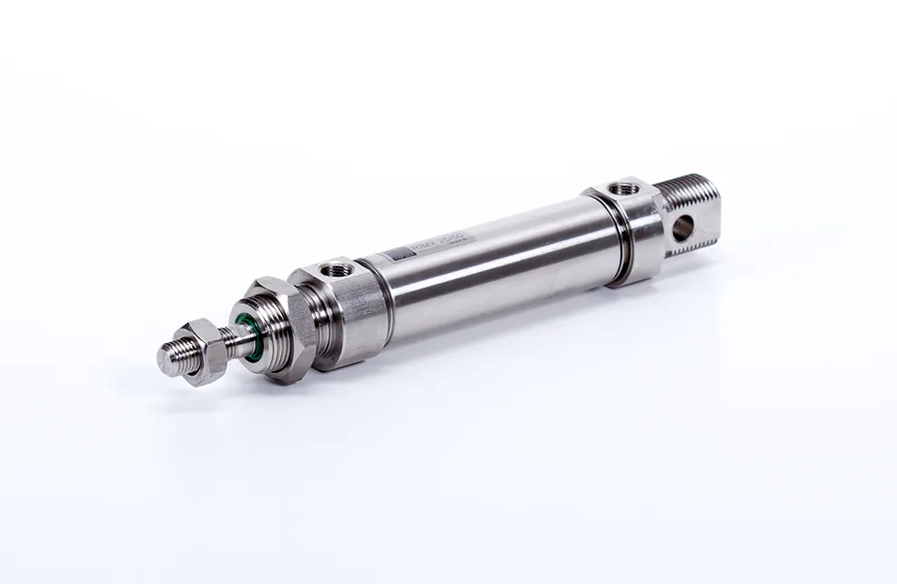 Stainless steel double acting cylinder | magnetic piston | INOX | R-series HAFNER RIMX