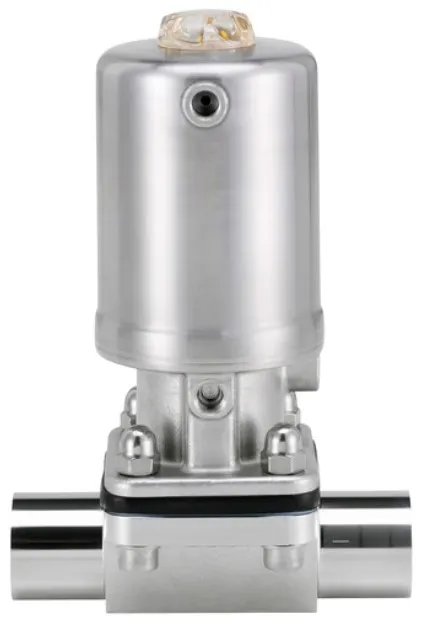 2/2-way diaphragm valve with pneumatic actuator in stainless steel (Type INOX) Burkert type 2063