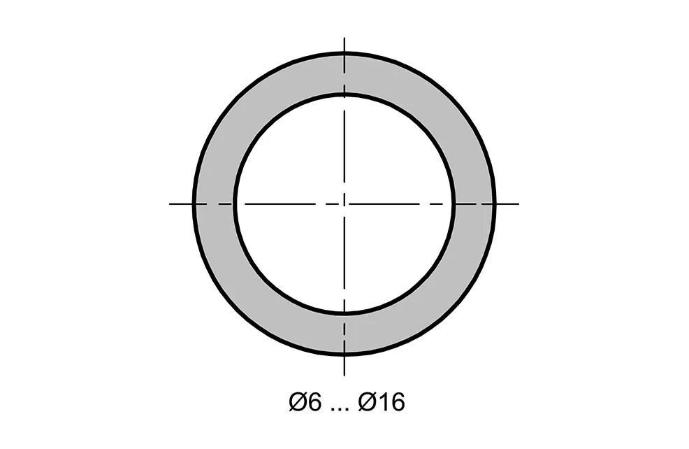 Single acting cylinder | Mini-series HAFNER CAF