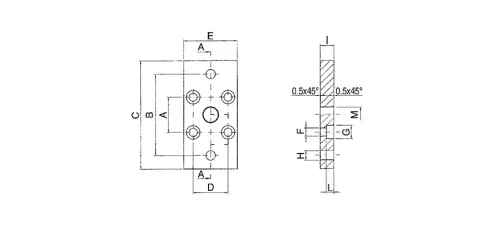 Flange | fits UNITOP standard HAFNER QFL