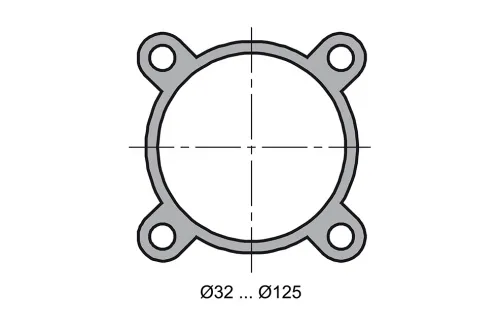 Double acting cylinder | adjustable cushioning | through piston rod | magnetic piston | D-series HAFNER DBL
