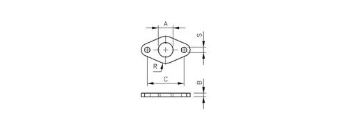 Flange | for cylinders series R HAFNER RF