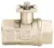 2/2 or 3/2-way brass ball valve, 2-part Burkert type 2660