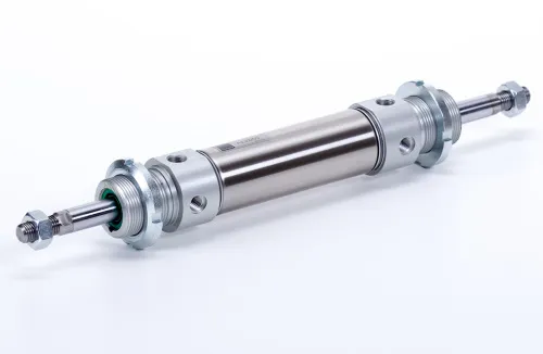 Double acting cylinder | through piston rod | magnetic piston | A-series HAFNER AJ