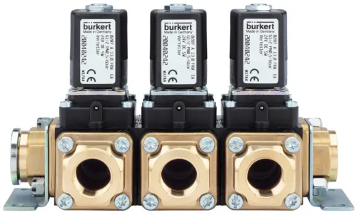 Solenoid valve Burkert type 0287 - 2/2-way solenoid valve for neutral media