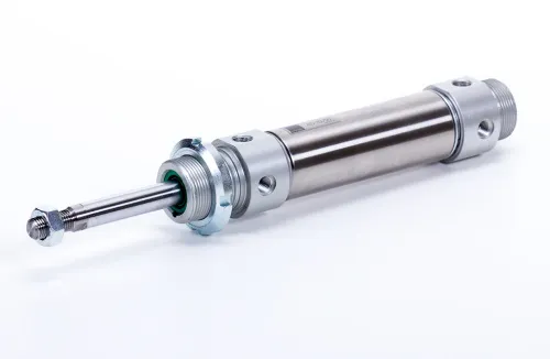 Single acting cylinder | spring pushes piston rod out | magnetic piston | A-series HAFNER AD