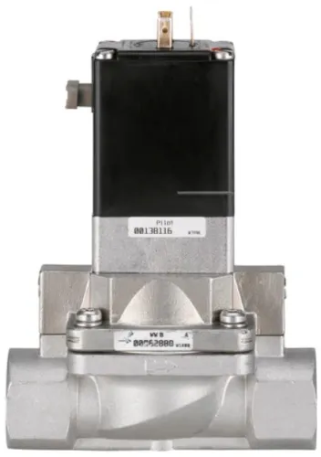Water solenoid valve Burkert type 5282 - Servo-assisted 2/2-way diaphragm valve