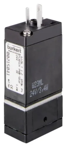 Steam solenoid valve Burkert type 5404 - Servo-assisted 2/2-way piston valve