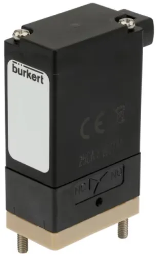 Solenoid valve Burkert type 0127 - Direct-acting 2/2 or 3/2 way Rocker-Solenoid Valve with separating diaphragm