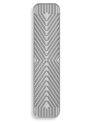 Asymmetric brazed plate exchangers