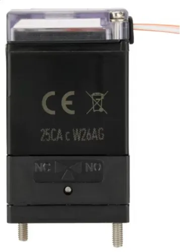 Solenoid valve Burkert type 0127 - Direct-acting 2/2 or 3/2 way Rocker-Solenoid Valve with separating diaphragm